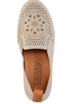 Gemini , sommerliche Damen-Slipper, Weite G, mit herausnehmbarem Fußbett KIESEL