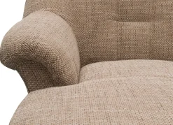 BADER Gemütliche Polsterecke beige-braun