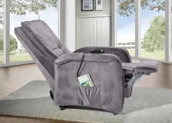 New BADER Gemütlicher TV-Sessel GRAU