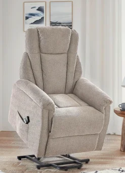 Outlet BADER Gemütlicher TV-Sessel mit Motor und Aufstehhilfe CREME