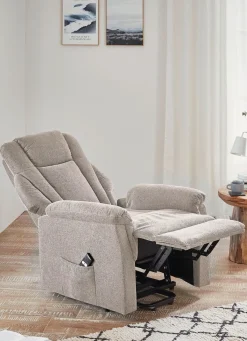 Outlet BADER Gemütlicher TV-Sessel mit Motor und Aufstehhilfe CREME