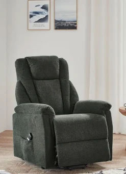 Clearance BADER Gemütlicher TV-Sessel mit Motor und Aufstehhilfe GRÜN