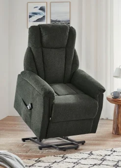 Clearance BADER Gemütlicher TV-Sessel mit Motor und Aufstehhilfe GRÜN