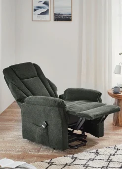 Clearance BADER Gemütlicher TV-Sessel mit Motor und Aufstehhilfe GRÜN