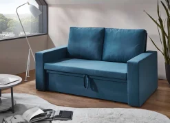 Best BADER Gemütliches Schlafsofa blau