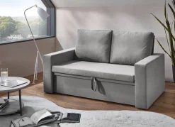 New BADER Gemütliches Schlafsofa grau