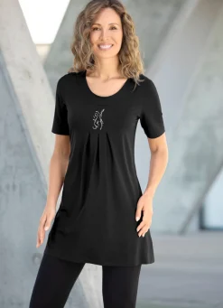 Online BADER Geschmackvolles Longshirt in 2 Farben SCHWARZ