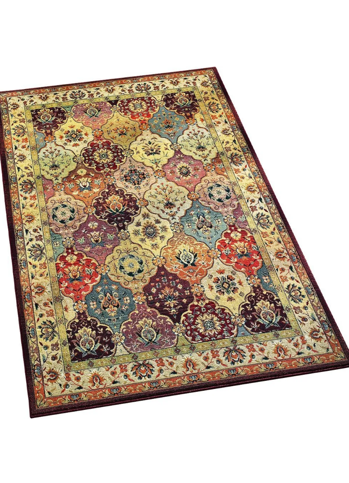 New BADER Gewebte Brücken, Galerien, Teppiche und Bettumrandung MULTICOLOR