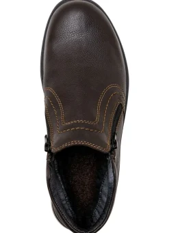 Online GINO GALANTE , atmungsaktive Herren-Boots, Winterschuhe, mit Reißverschluss MOKKA