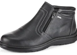 Clearance GINO GALANTE , atmungsaktive Herren-Boots, Winterschuhe, mit Reißverschluss SCHWARZ