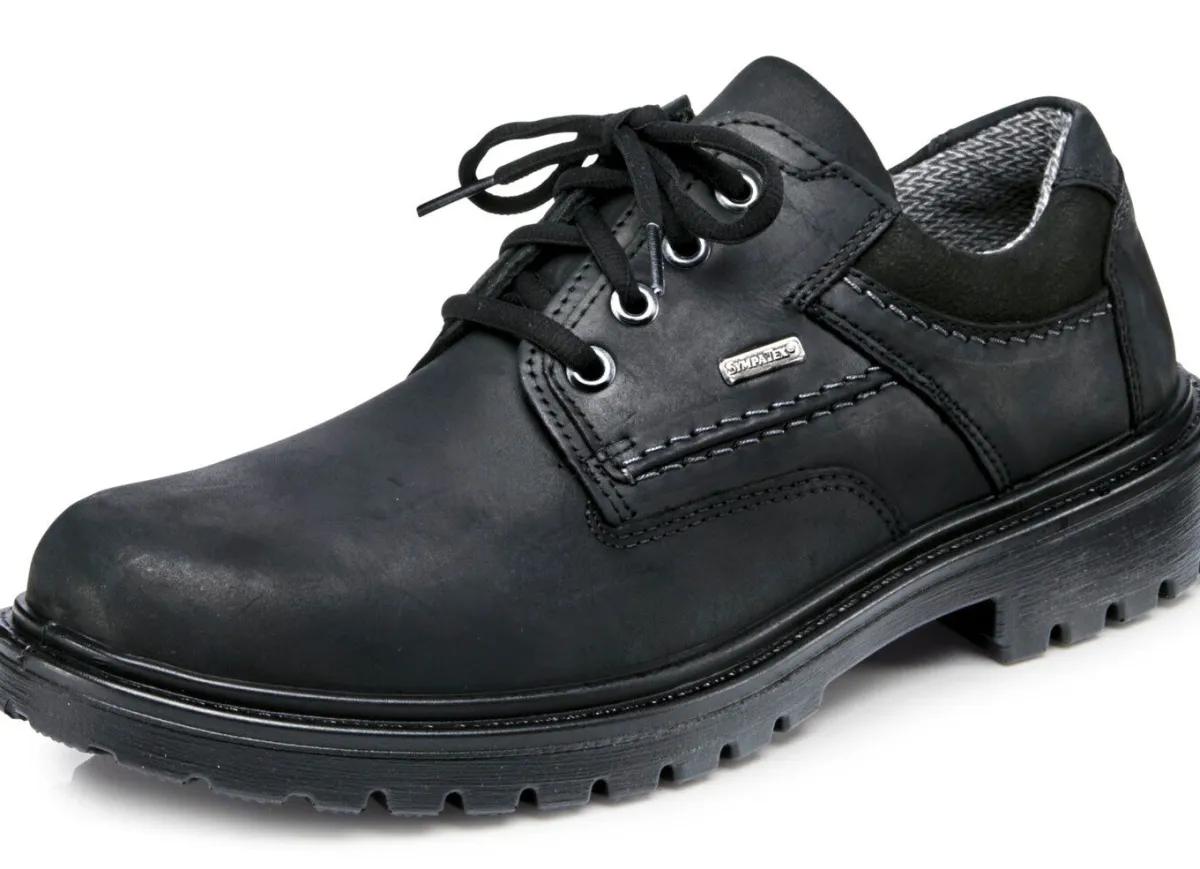 Discount GINO GALANTE , atmungsaktive Herren-Schnürschuhe, mit herausnehmbarem Fußbett SCHWARZ