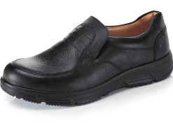 Discount GINO GALANTE , bequeme Herren-Slipper, Weite K, mit herausnehmbarem Fußbett SCHWARZ