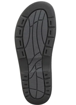 Discount GINO GALANTE , bequeme Herren-Pantoletten, Weite H, mit herausnehmbarem Fußbett SCHWARZ