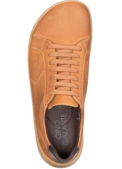 New GINO GALANTE , bequeme Herren-Barfußschuhe, mit herausnehmbarem Fußbett CAMEL