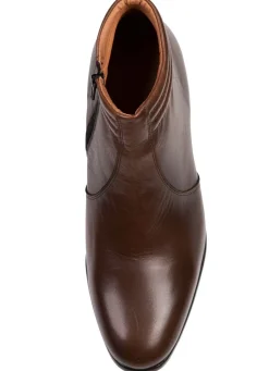 New BADER GINO GALANTE, elegante Herren-Stiefeletten, mit Reißverschluss MOKKA