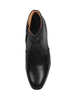 Clearance BADER GINO GALANTE, elegante Herren-Stiefeletten, mit Reißverschluss SCHWARZ