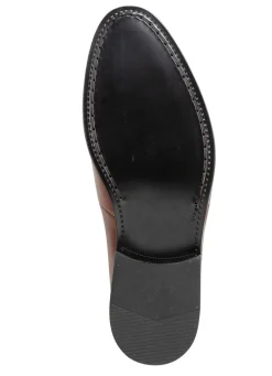 Clearance GINO GALANTE , elegante Herren-Slipper, mit herausnehmbarem Fußbett BRAUN