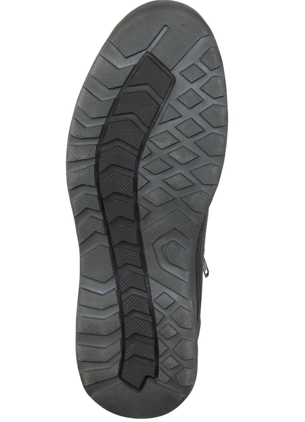 Hot BADER GINO GALANTE, gefütterte Herren-Boots, Winterschuhe, mit Lammfell SCHWARZ