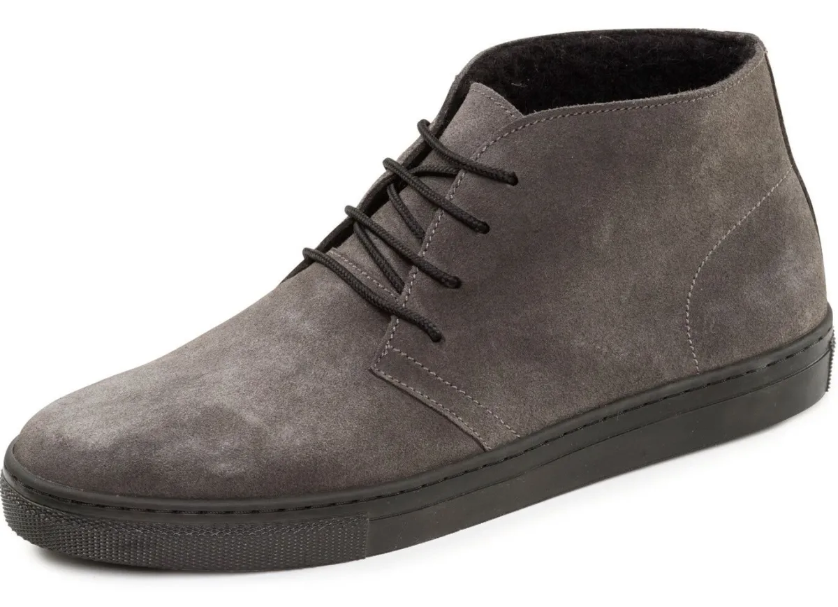 Sale GINO GALANTE , gefütterte Herren-Boots, Winterschuhe, mit Wolle GRAU