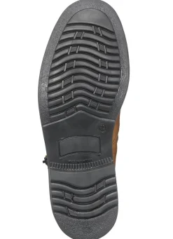 GINO GALANTE , gefütterte Herren-Stiefel, Winterschuhe, mit Lammfell BRAUN