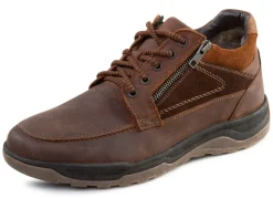 BADER GINO GALANTE, gefütterte Herren-Boots, Winterschuhe, mit Lammfell MARONE