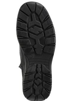 Outlet GINO GALANTE , gefütterte Herren-Stiefel, Winterschuhe, mit Lammfell SCHWARZ