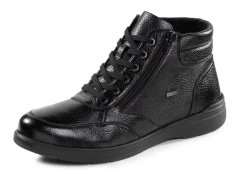 Outlet GINO GALANTE , gefütterte Herren-Boots, Winterschuhe, mit Reißverschluss SCHWARZ
