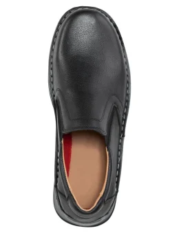 Online GINO GALANTE , klassische Herren-Slipper, mit herausnehmbarem Fußbett SCHWARZ