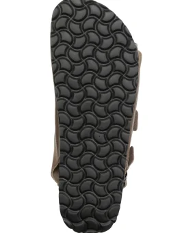Online GINO GALANTE , klassische Herren-Sandalen, Weite H, mit verstellbaren Schließen TAUPE