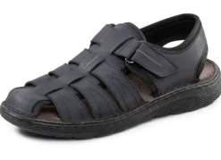 Sale GINO GALANTE , klassische Herren-Sandalen, aus Leder MARINE