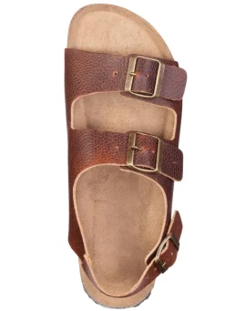 Discount GINO GALANTE , klassische Herren-Sandalen, Weite H, mit verstellbaren Schließen BRAUN