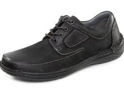 Best GINO GALANTE , klassische Herren-Schnürschuhe, mit herausnehmbarem Fußbett SCHWARZ