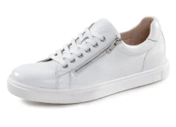 Outlet GINO GALANTE , klassische Herren-Sneaker, mit herausnehmbarem Fußbett WEISS