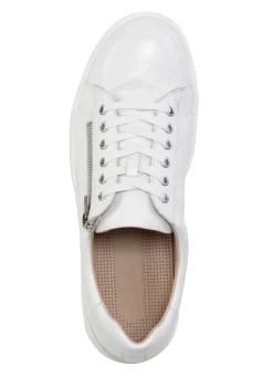 Outlet GINO GALANTE , klassische Herren-Sneaker, mit herausnehmbarem Fußbett WEISS