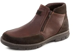 New GINO GALANTE , klassische Herren-Boots, mit herausnehmbarem Fußbett MARONE