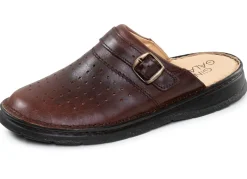 Online GINO GALANTE , klassische Herren-Clogs, aus Leder KASTANIE