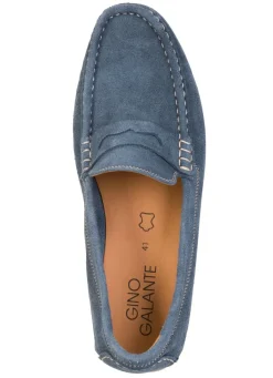 Sale GINO GALANTE , klassische Herren-Slipper, aus Leder JEANS
