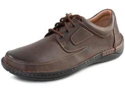 Clearance GINO GALANTE , klassische Herren-Schnürschuhe, mit herausnehmbarem Fußbett MARONE