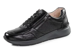 Outlet BADER GINO GALANTE, klassische Herren-Sneaker, mit Reißverschluss SCHWARZ