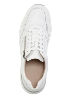 Discount BADER GINO GALANTE, klassische Herren-Sneaker, mit Reißverschluss WEISS