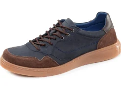 Online GINO GALANTE , klassische Herren-Schnürschuhe, mit herausnehmbarem Fußbett MARINE