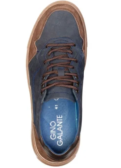 Online GINO GALANTE , klassische Herren-Schnürschuhe, mit herausnehmbarem Fußbett MARINE