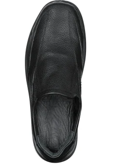 Clearance GINO GALANTE , klassische Herren-Slipper, mit herausnehmbarem Fußbett SCHWARZ