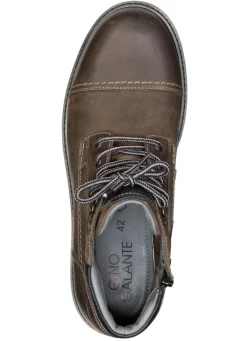 Discount GINO GALANTE , klassische Herren-Stiefeletten, mit Reißverschluss TABAKBRAUN