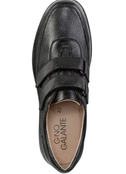 GINO GALANTE Klettschuh aus Hirsch-Nappaleder SCHWARZ