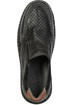 Clearance GINO GALANTE , komfortable Herren-Slipper, Weite H, mit herausnehmbarem Fußbett SCHWARZ