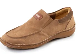 Best GINO GALANTE , leichte Herren-Slipper, mit herausnehmbarem Fußbett CAMEL