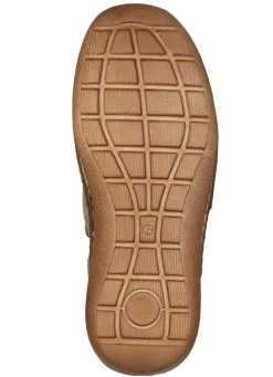GINO GALANTE , leichte Herren-Slipper, mit herausnehmbarem Fußbett KHAKI