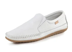Online BADER GINO GALANTE, leichte Herren-Slipper, mit Gummizug WEISS