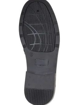 Outlet GINO GALANTE , schicke Herren-Slipper, mit Gummizug SCHWARZ